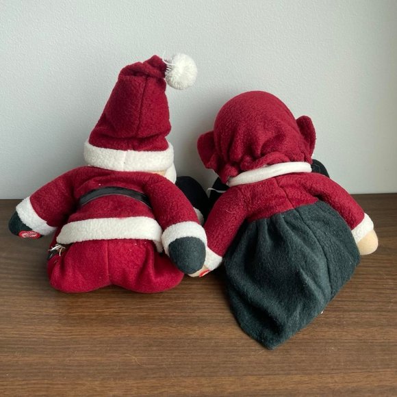 2005 Christmas Avon Santa & Mrs. Claus Stuffed Decorations - Picture 2 of 5